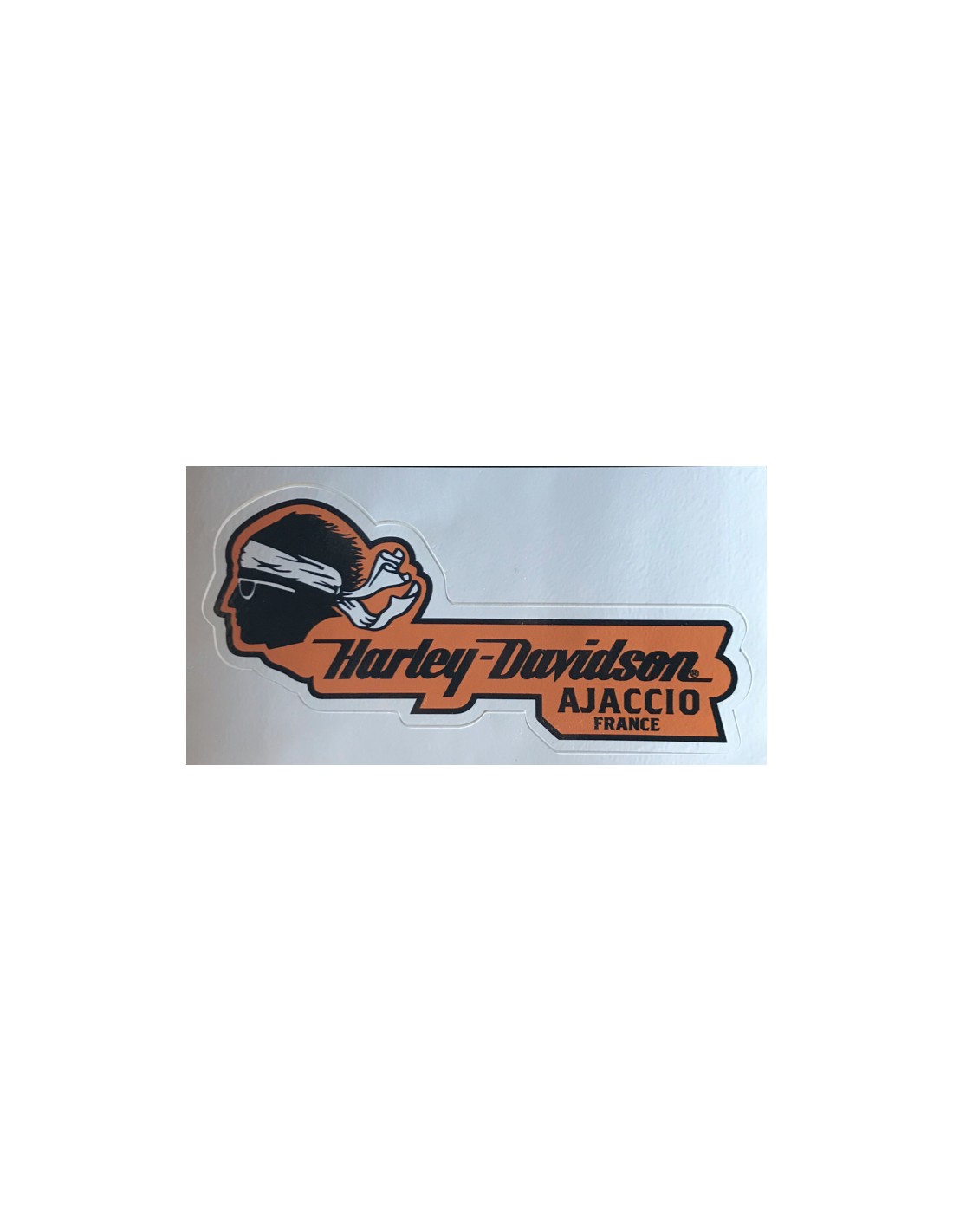 STICKERS HARLEY DAVIDSON AJACCIO